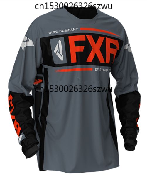 

off road moto downhill jersey mountain mtb dh bike fxr cycling jersery motocross jersey breathable light quick dry, Black;red