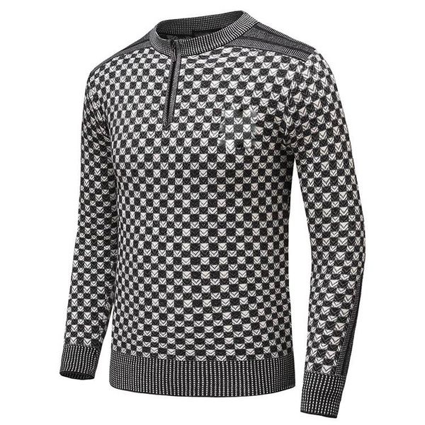 

роскошные свитера с длинным рукавом мужская мода бренд топ осень весна письма одежда дизайнер письмо вышивка пуловер свитер повседневные сви, White;black