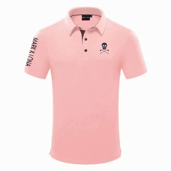 

men new mark.lona short golf shirt latest summer golf clothes short sleeves anti-pilling sports golf t-shirt ing