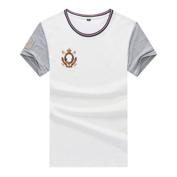 

ralphs brand luxury designer laurenss t-shirt europe america leisure t shirts embroidery t outdoor sports breathable cotton t-shirts, White;black