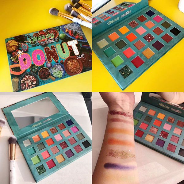 

imeago donut палитры теней для век 24 цвета палитры теней для век creatians тени для век shimmer matte тени для век высокое качество