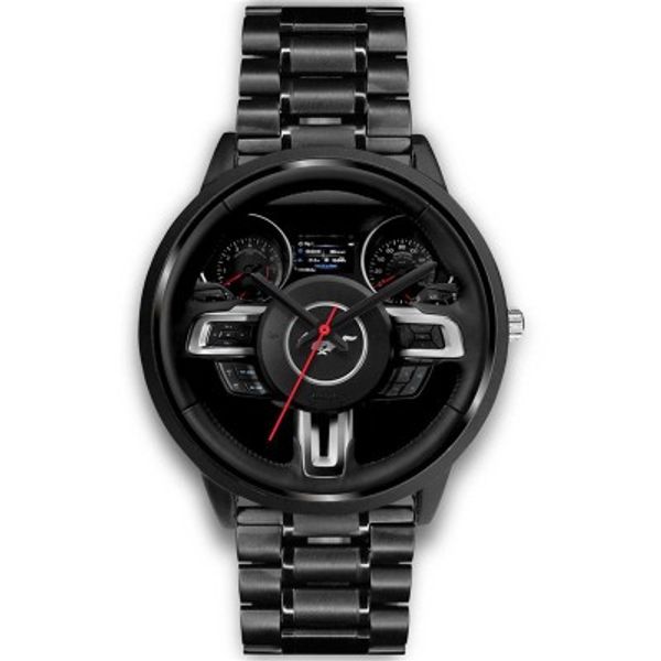 

new casual luxe style classic precision fashion men's quartz watch racing stainless strap clock casual sports, Slivery;brown