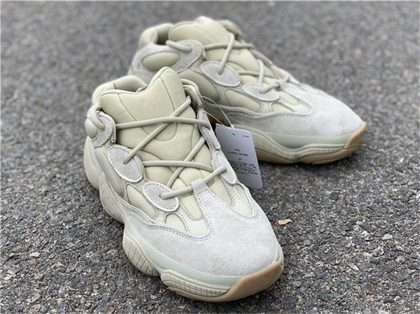

500 stone fw4839 wave runner kanye west salt super moon yellow utility black blush 3m running shoes authentic sneakers with box