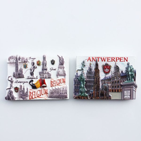 

babelemi 1pcs belgium antwerpen fridge magnet travel souvenirs refrigerator magnets stickers gift home decorations
