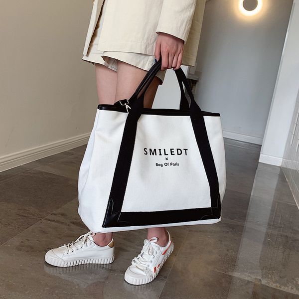 

2020 new fashion canvas women handbags large capacity ladies shoulder crossbody bag designer casual female tote messenger bags t200409