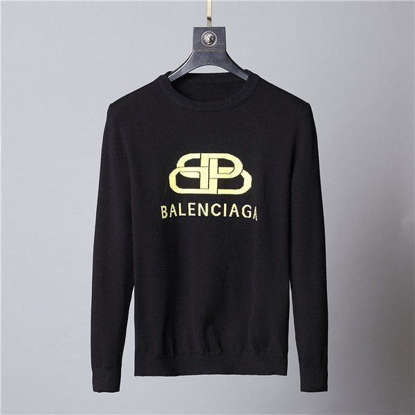 

hot высокого качества mens свитера бренд мода хип-хоп женщины 100% шерстяная роскошь хлопок повседневного medusa пуловер, White;black