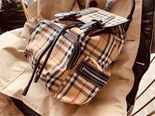 

backpack women backpacks classic stripe 32 cm wind breaker fabric new arrival fashion style with letters inside