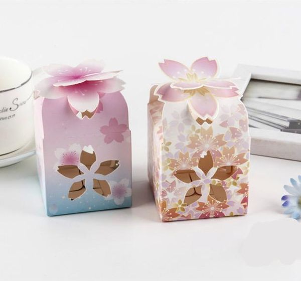 Hollow 3d Flower Favor Holders Sweet Love Wedding Supplies Candy