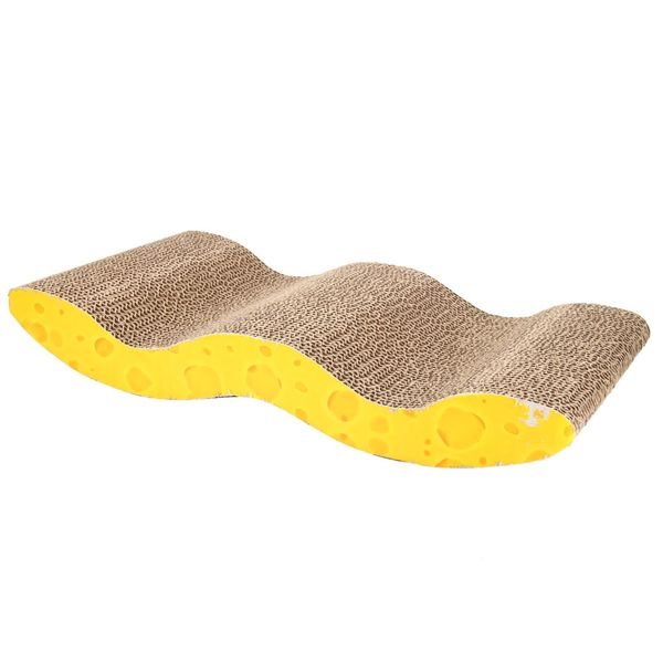 

симпатичные pet игрушка м тип гофрированной бумаги кошка игрушка кошка коготь матовый пластина износа поставляет игрушку кота