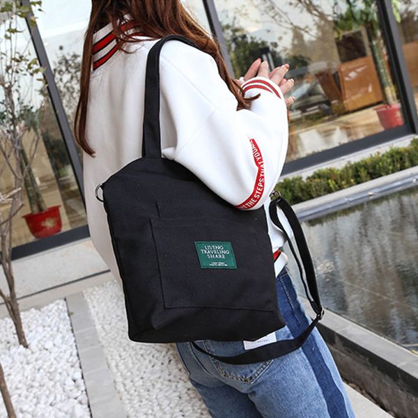 

модная женская сумка через плечо из плотной ткани через плечо