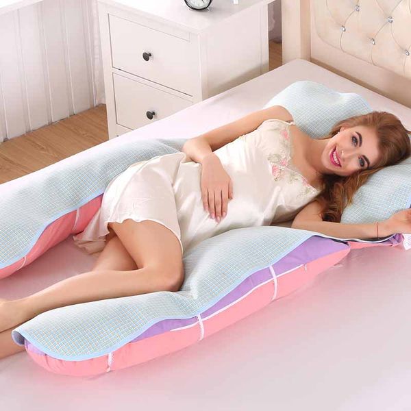 

ice silk mat for pregnant woman maternity side sleep pillow comfortable summer rt99