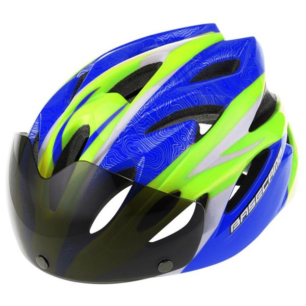 

sews-basecamp bicycle helmet cycling glasses helmet ultralight women men breathable helmet, cycling mtb road bike goggles helm