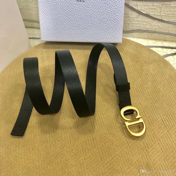 

fashion gold buckle with ladies leather belt designer ladies belt with box, Black;brown