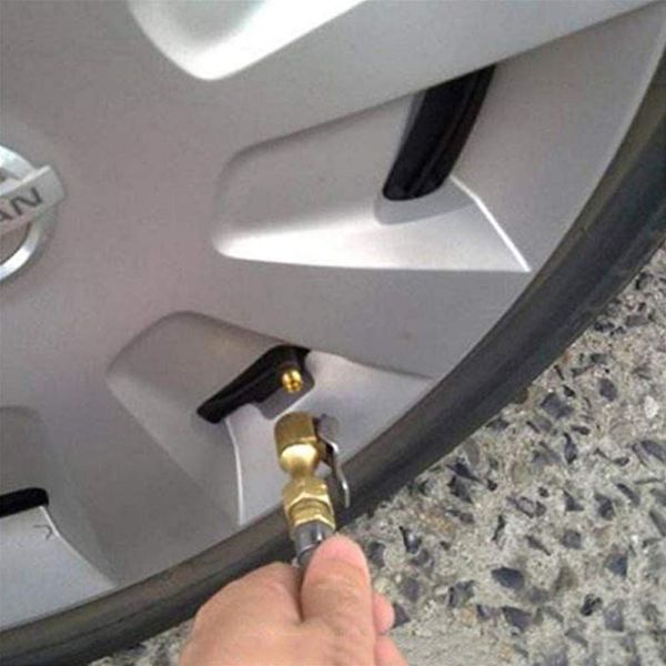 

1pcs 8mm car tire repair tools car ball tire inflator air chuck gauge with clip