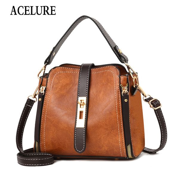 

acelure women messenger bags shoulder vintage bag ladies crossbody bag handbag female tote leather clutch female bags