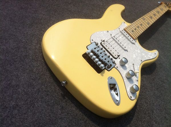 

electric guitar fr bridge with star inlay preal pickguard