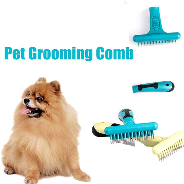 

pet brush dog cat comb hair removal undercoat rake for cats dogs safe dematting pet supplies comb grooming brushes