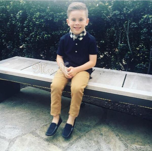 

Новая мода дети с коротким рукавом футболки мальчики топы одежда бренды тройники