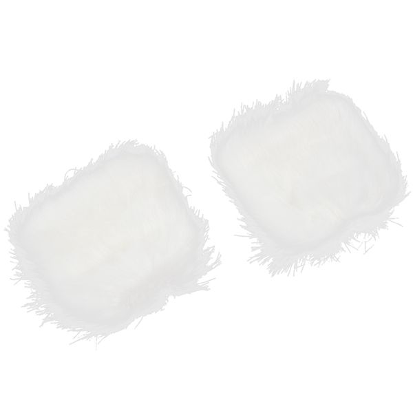 

asds-white fluffies fluffy furry boots covers rave furries, White;pink