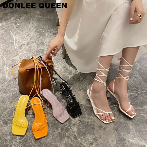 

мода гладиатор сандалии cross ремень сандалии женщин ремешки вскользь ботинки высокой пятки женщин узелок сандал sandalias mujer, Black