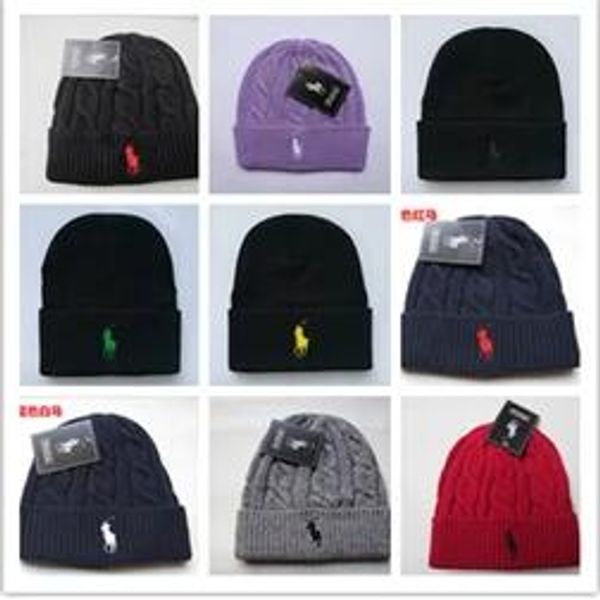 

fashion spring winter hats for men women knitted beanie wool hat man knit bonnet beanies hip-hop gorro thicken warm cap, Blue;gray