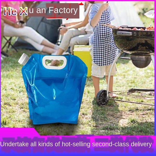 

xiddo 5l large capacity sports 5l chu shui dai large storage portable folding water bag outdoor travel camping mountaineering portable water