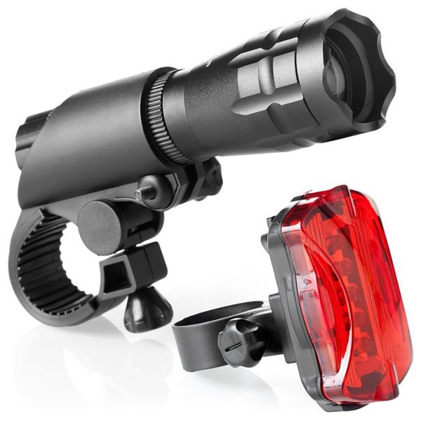

bicycle headlight led taillights suits riding safe warning light outdoor lamp comes with tail light bike accessories