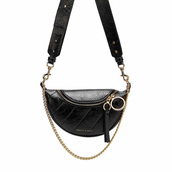 

2020 new single shoulder messenger small female bag fold belt bag