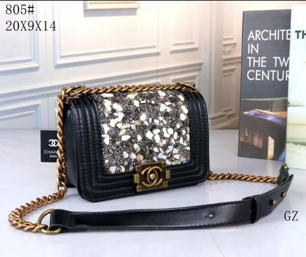 

luxury crossbody messenger bag shoulder bag chain bag leather wallet lady handbag selling women designers handbag 07
