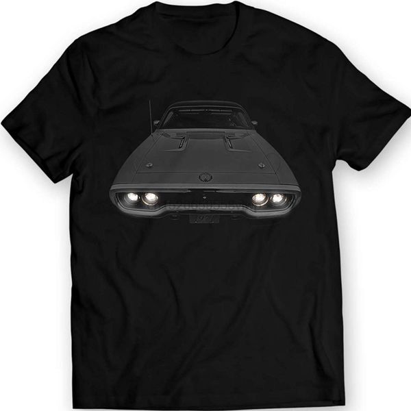 

1972 plymouth road runner gtx 440 t-shirt2019 new fashion brand clothing different colours funny casual tee shirts, White;black