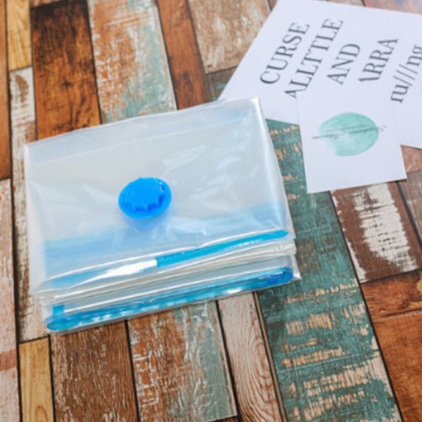 

home vacuum compression storage bags with valve transparent border foldable dustproof insect proof clothes storage bags