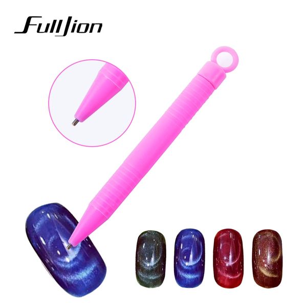 

fulljion nail art tool magnet pen for uv cats eyes polish manicure gel nail polish art diy tips painting dotting magnetic, Silver