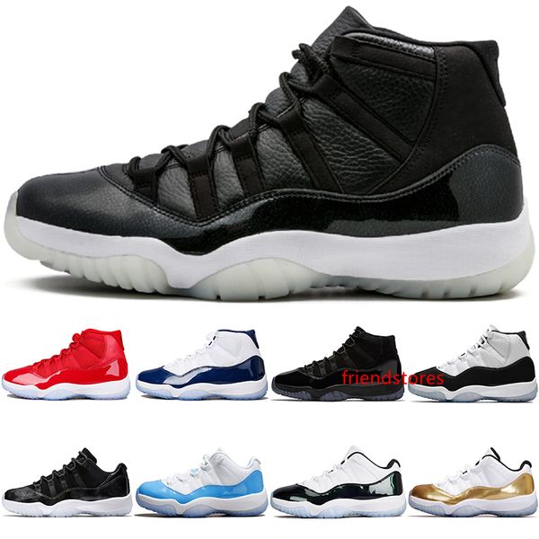 

new concord 45 basketball shoes 11 11s men women cap and gown unc gym red gamma legend blue barons sport sneaker size 5-13
