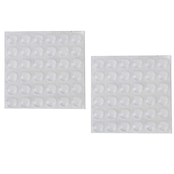 

72pcs elastic buffer protective buffer door furniture damper self-adhesive silicone