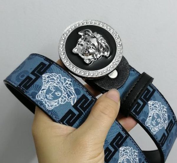 

2019ok belt men de igner belt genuine leather bu ine belt buckle luxury belt black trap big gold buckle women belt gift with