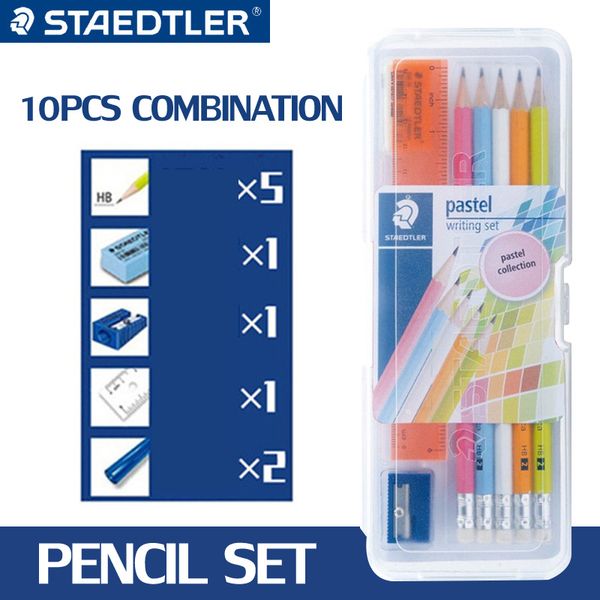 

stationery set 61 132 set pencil ruler student pencil eraser