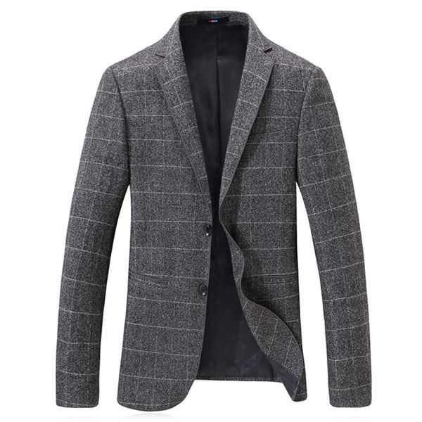 

2019 classic plaid blazer men wedding suit male blazers slim fit suits for men costume business formal party blazer masculino, White;black