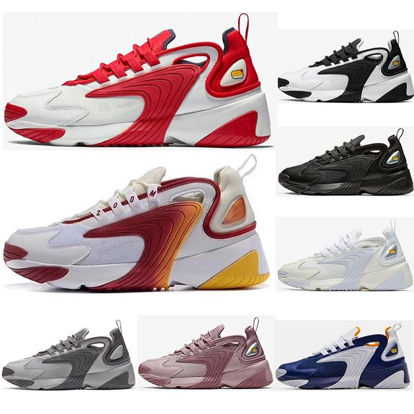 

with socks new zoom 2k m2k men running shoes rainbow tekno white red royal blue dark grey men's women sports sneaker 36-45