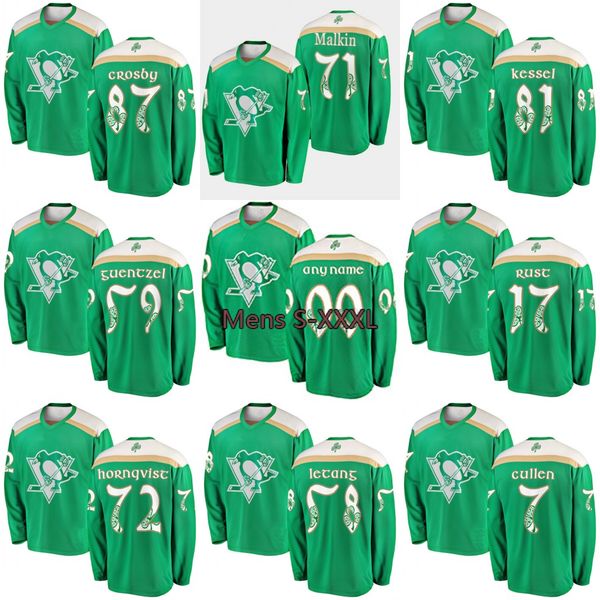 

Pittsburgh Penguins Sidney Crosby Evgeni Malkin Phil Kessel Jake Guentzel Kris Letang Bryan Rust Patric Hornqvist Matt Cullen Hockey Jerseys