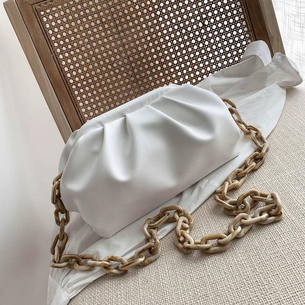 

jaw thick chain pu leather crossbody bags for women 2020 summer solid color travel fashion shoulder handbags