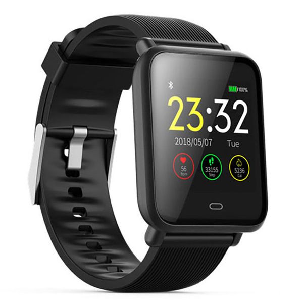

new outdoor blood pressure heart rate monitor smart watch ip67 waterproof sport fitness tracker watch men women smartwatch, Slivery;brown