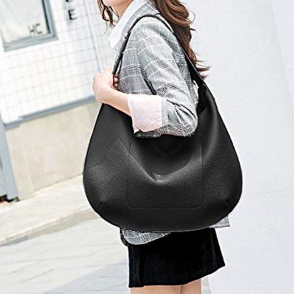 

large-capacity wear-resistant lychee tote bag handbag fashion shoulder bag