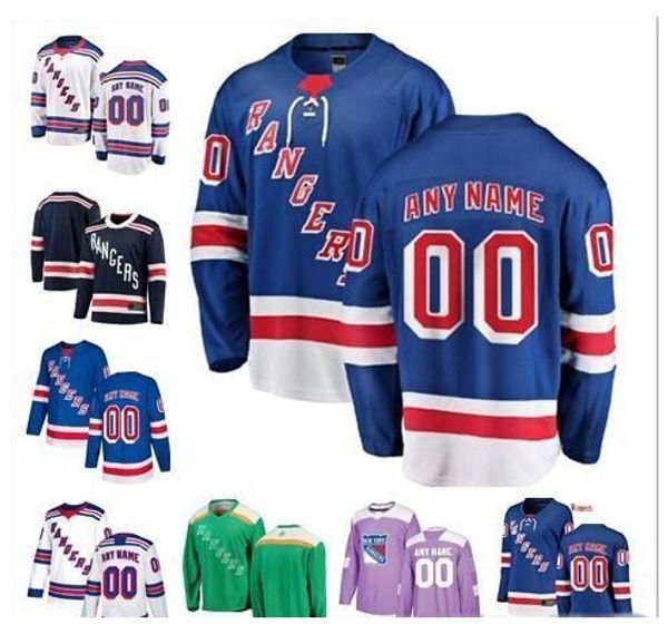 

custom winter classic navy blue third jersey 24 kaapo kakko men women youth kid white cream hayes kreider vesey zibanejad, Black;red