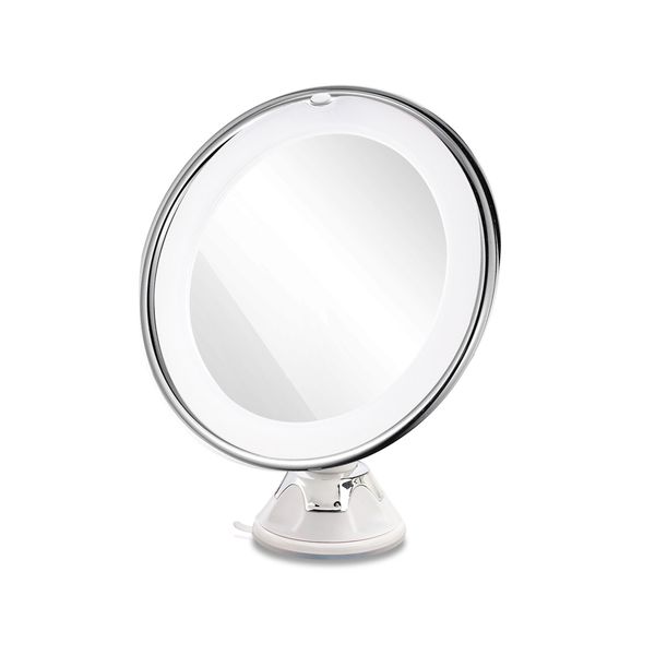 3x 10x Magnifying Round Mirror Free Standing Table Top Wall Makeup For Shaving Bathroom Detailed Cosmetic Mirrors