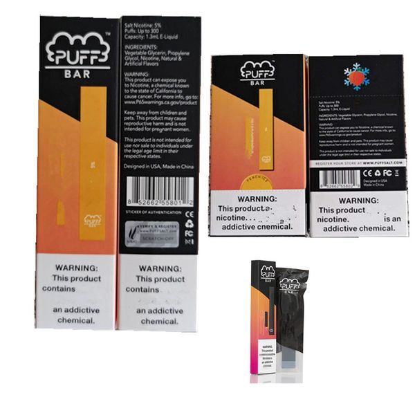 

Newest Puff Bar Disposable Device empty Pod Starter Kit 280mAh Battery Vape Pen vs posh vgod stig MR fog disposable pen pods