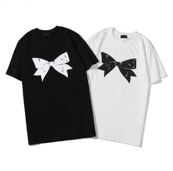 

20ss women designer t shirt summer casual ladyloose tees letters print round neck short sleeves cotton blend luxury s-2xl, White