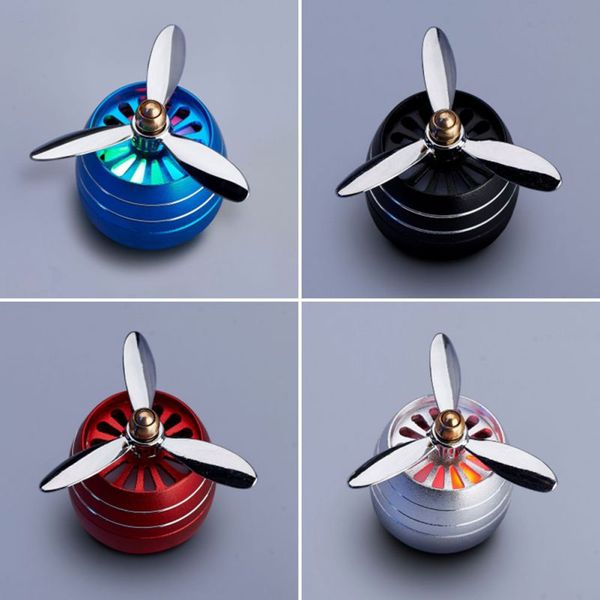 

car humidifiernew 3 propeller aroma auto vents outlet fragrance clip air freshener