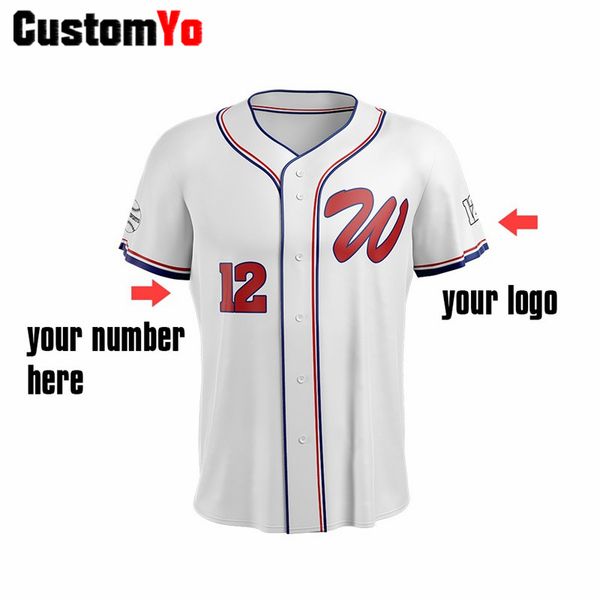 

wholesale polyester white baseball uniforms blank men camisa baseball jersey