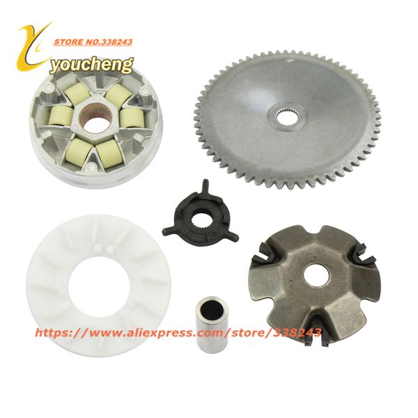 

driving wheel set gy6 50 80cc drive assembly running variator scooter engine moped 1p39qmb bike modify parts zdlqt-gy650