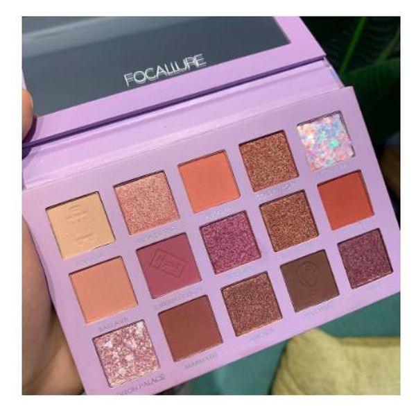 

focallure new arrival glitter eye shadow palette professional pigmented powder shimmer eyeshadow pallete new go travel palette